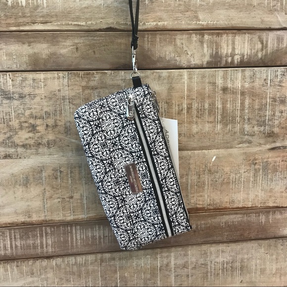 Adrienne Vittadini | Two Zip Pocket Wristlet - Picture 7 of 8
